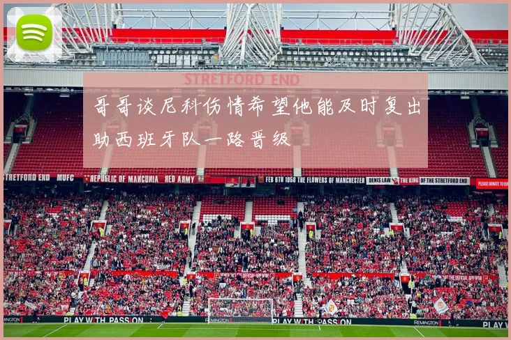 哥哥谈尼科伤情希望他能及时复出助西班牙队一路晋级